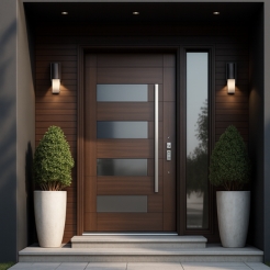 WPC doors UAE — termite-proof interior door by Fatima Doors Industry Umm Al Quwain