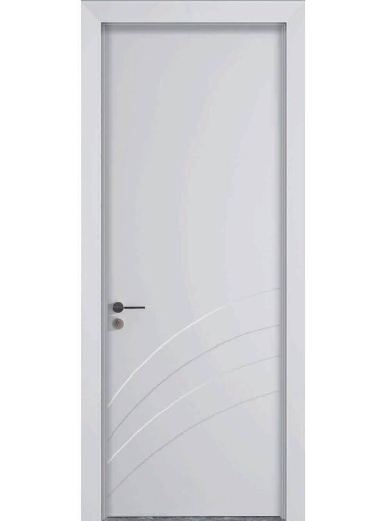 WPC painted door FDI-9511 — UV-resistant painted WPC door moisture-resistant 100% UAE-made