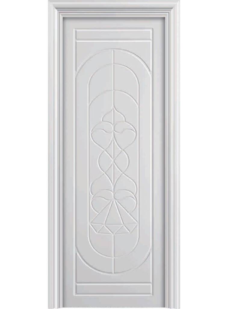 WPC painted door FDI-9513 — high-gloss factory-finish custom colour interior door UAE by Fatima Doors Industry