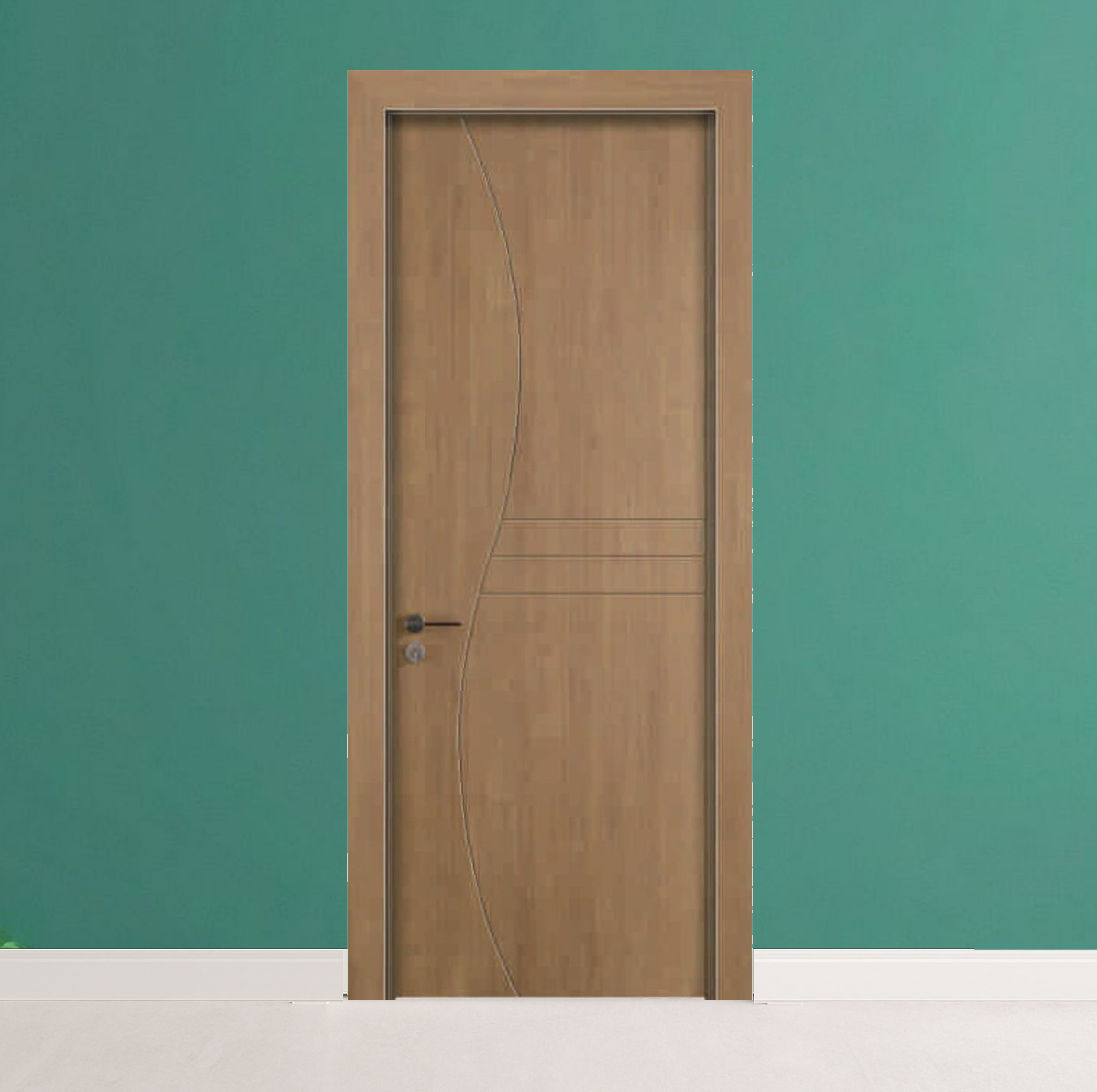 WPC doors UAE — termite-proof interior door by Fatima Doors Industry Umm Al Quwain