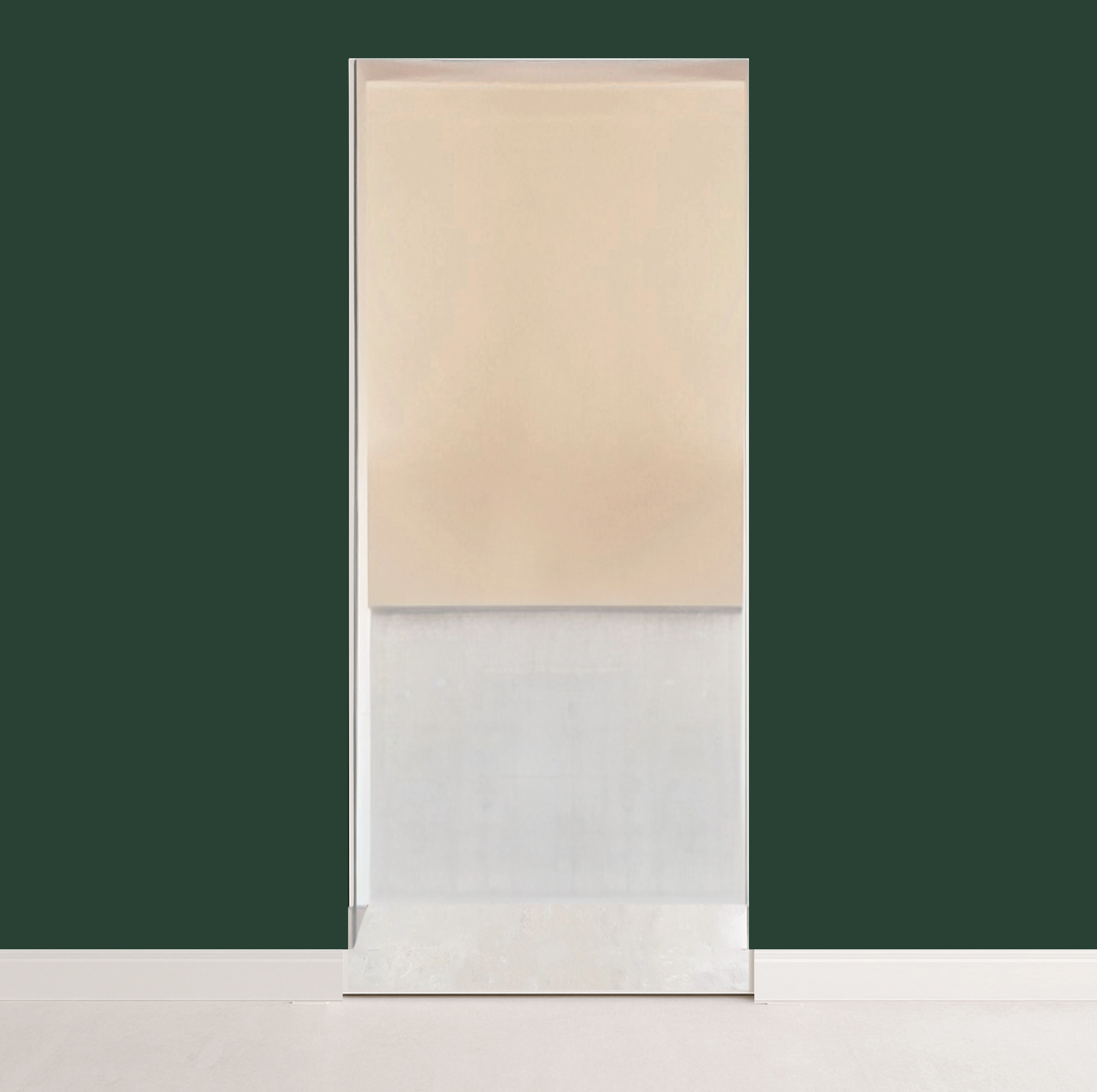 before Interior before WPC glass door installation — solid door replaced with modern glass WPC UAE