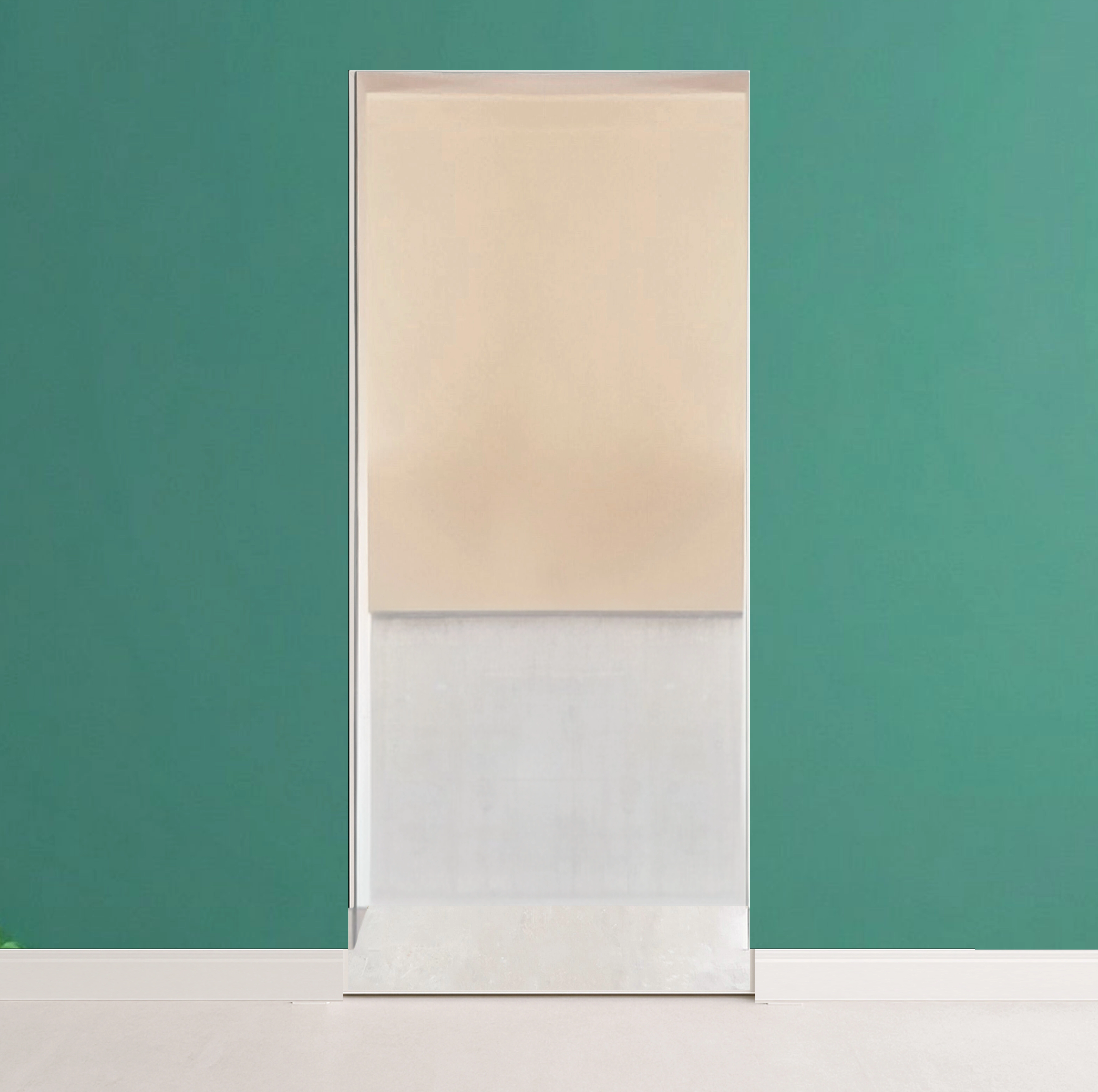 before Interior door before replacement — wooden door replaced with WPC skin door UAE