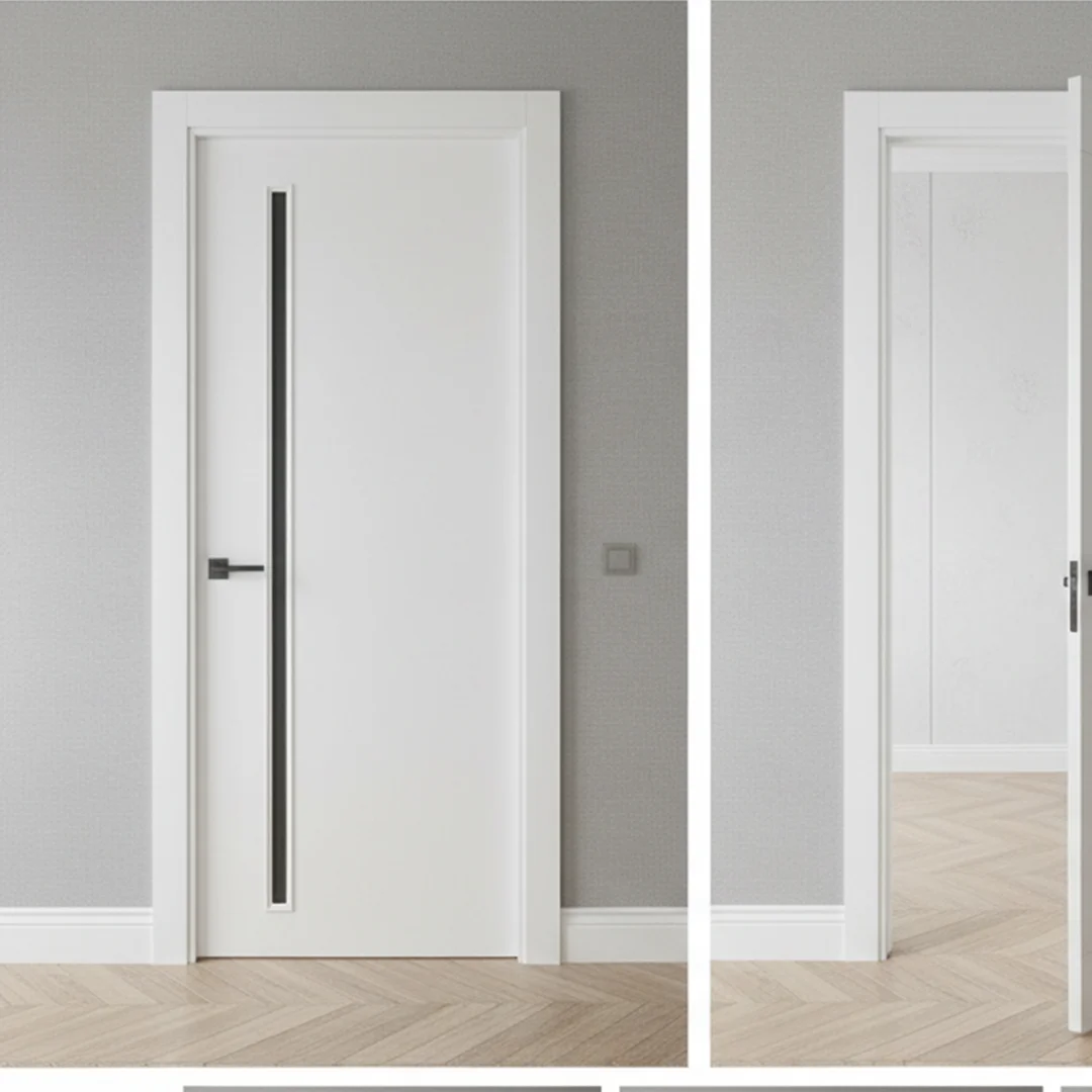 WPC painted doors UAE — termite-proof interior door by Fatima Doors Industry Umm Al Quwain